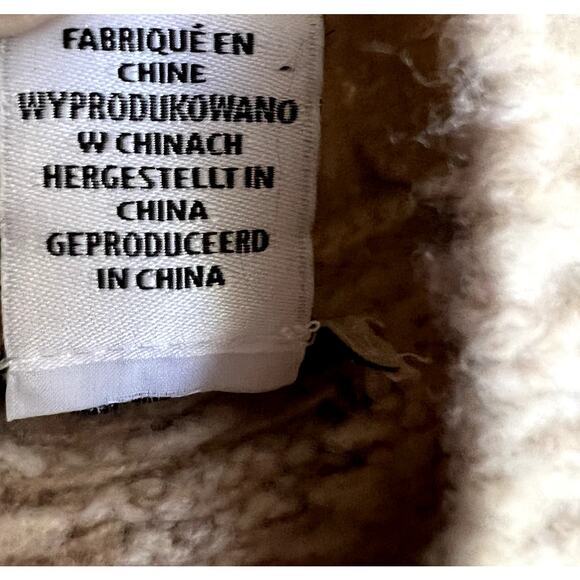 Cupcakes and Cashmere Sweater Women Medium Beige Knit Fair Isle Knit Pullover - Picture 7 of 12